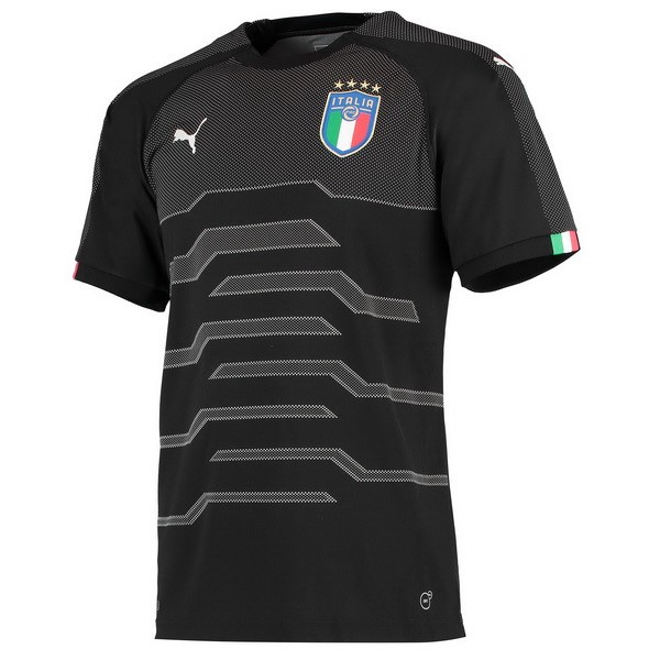 Camiseta Italia Portero 2018 Negro
